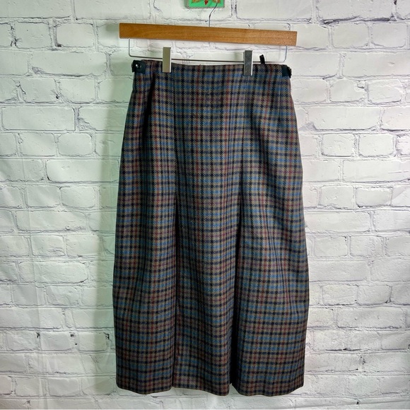 DAKS London Wool Vintage Skirt Small - Picture 1 of 7